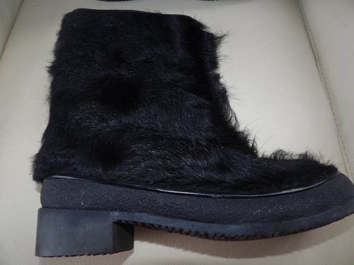Bottes vintage poils - bottes,